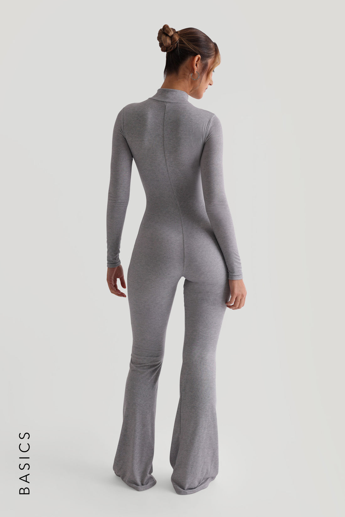 New Standard Flared Jumpsuit - Heather Gray