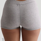 Classic Micro-Ribbed Boxer - Heather Gray