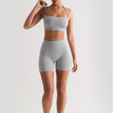 Pro-Technical Biker Shorts 6" - Sky Gray