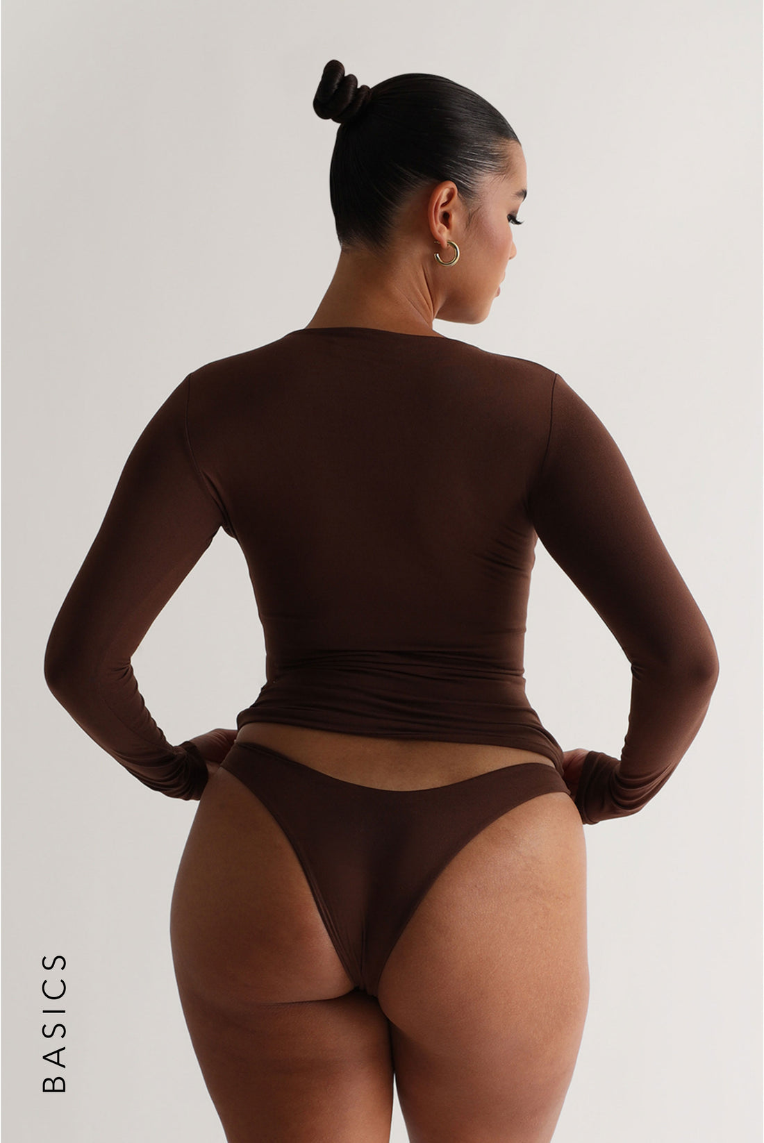 Mist Long Sleeve T-Shirt - Brown