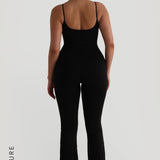 Prime Cami Flared Jumpsuit - Black