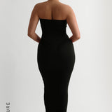 Classic Tube Maxi Dress - Black
