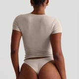 Mist Short Sleeve T-Shirt - Buttercream