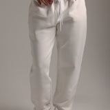 Pantalon de survêtement coupe jogging - Blanc
