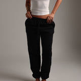 Jogger Fit Sweatpants - Black