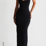 Racerback Maxi Dress - Black