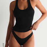Racerback Tank Top - Black