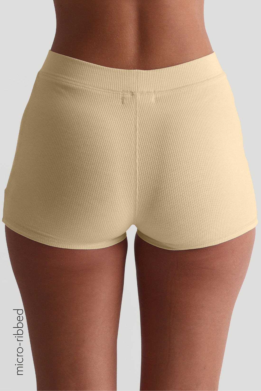 Classic Micro-Ribbed Boxer - Banana