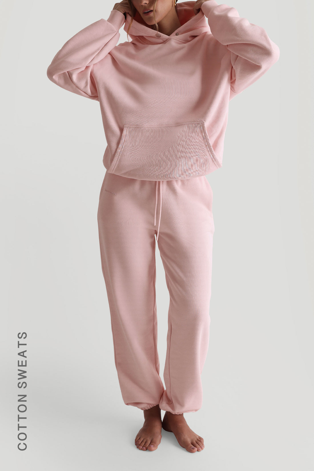 Jogger Fit Sweatpants - Light Rose