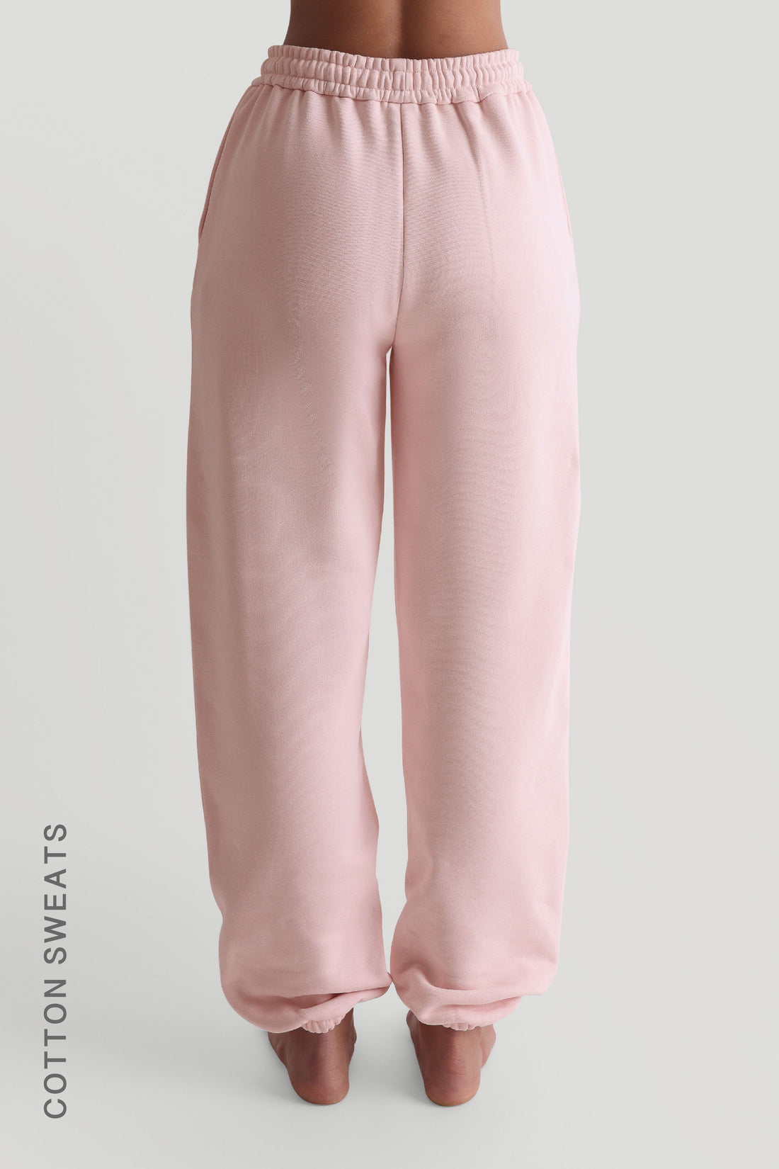 Jogger Fit Sweatpants - Light Rose