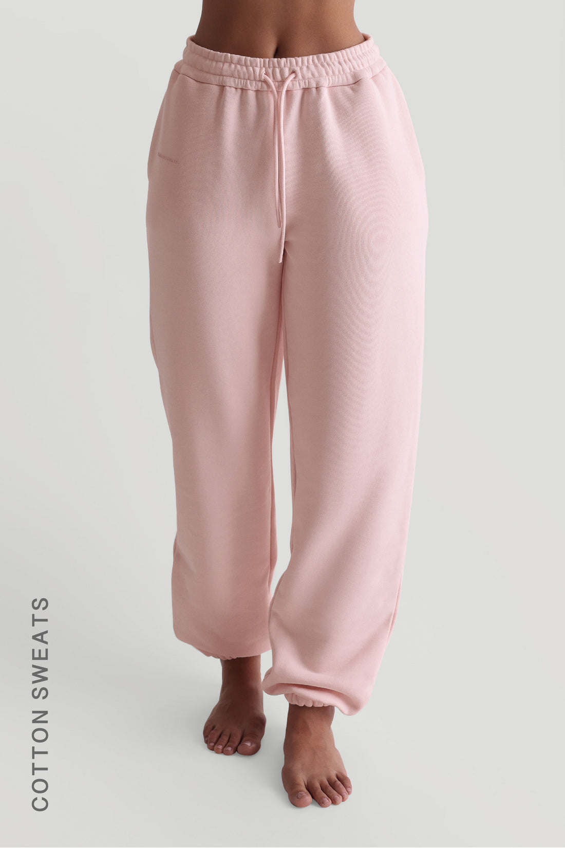 Jogger Fit Sweatpants - Light Rose