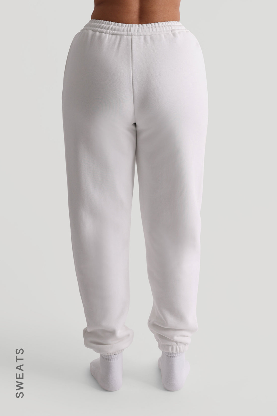 Jogger Fit Sweatpants - White