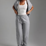 Jogger Fit Sweatpants - Heather Gray