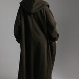 Cloud Oversized Hooded Cardigan - Charcoal