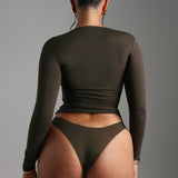 Mist Long Sleeve T-Shirt - Charcoal