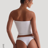 Haut tube mi-long classique - Blanc