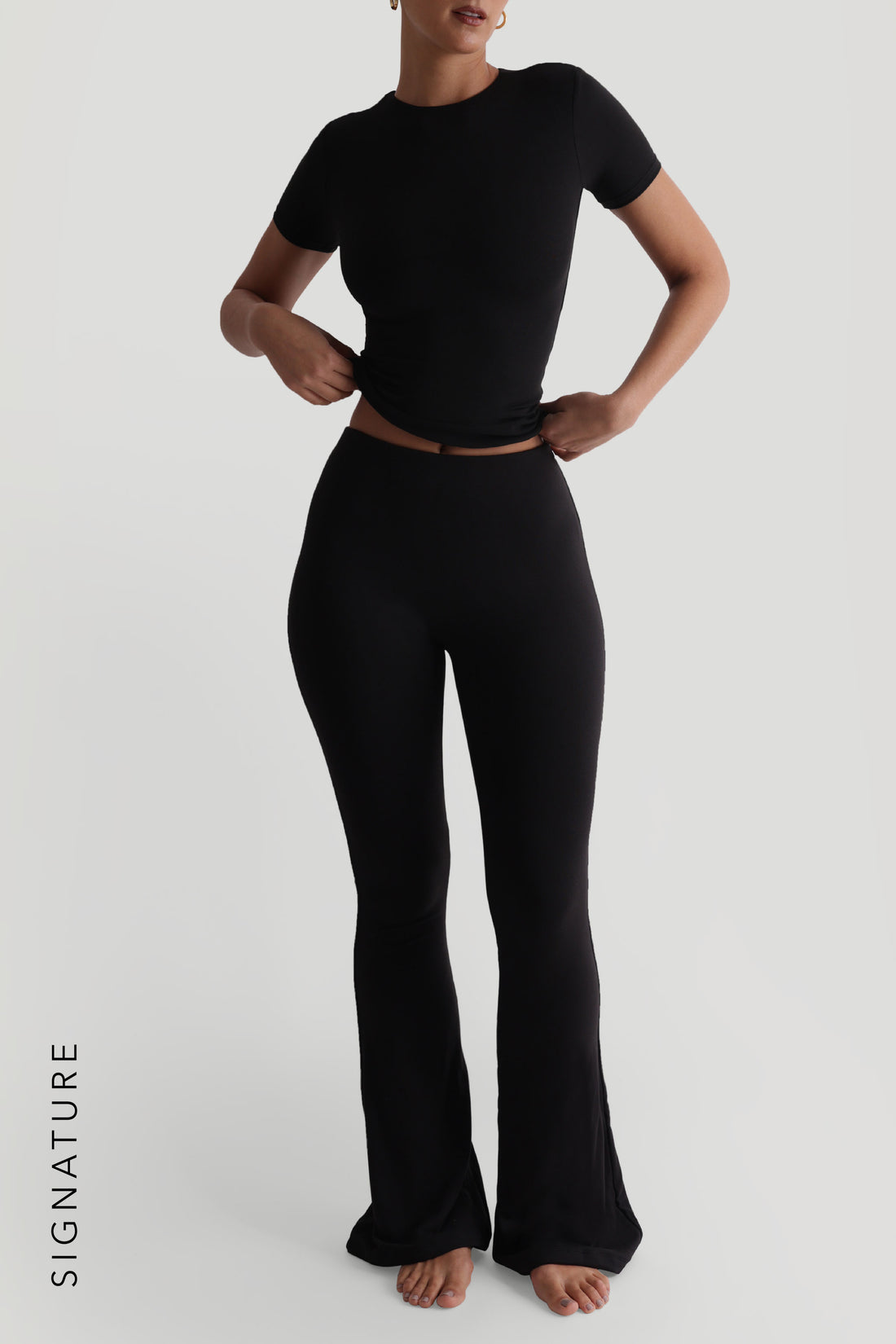 Pro-Technical Flared Leggings - Black