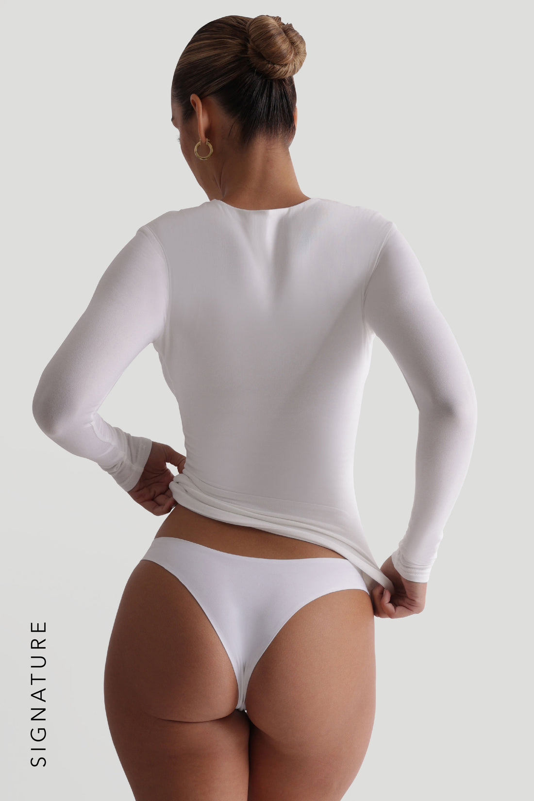 Mist Long Sleeve T-Shirt - White