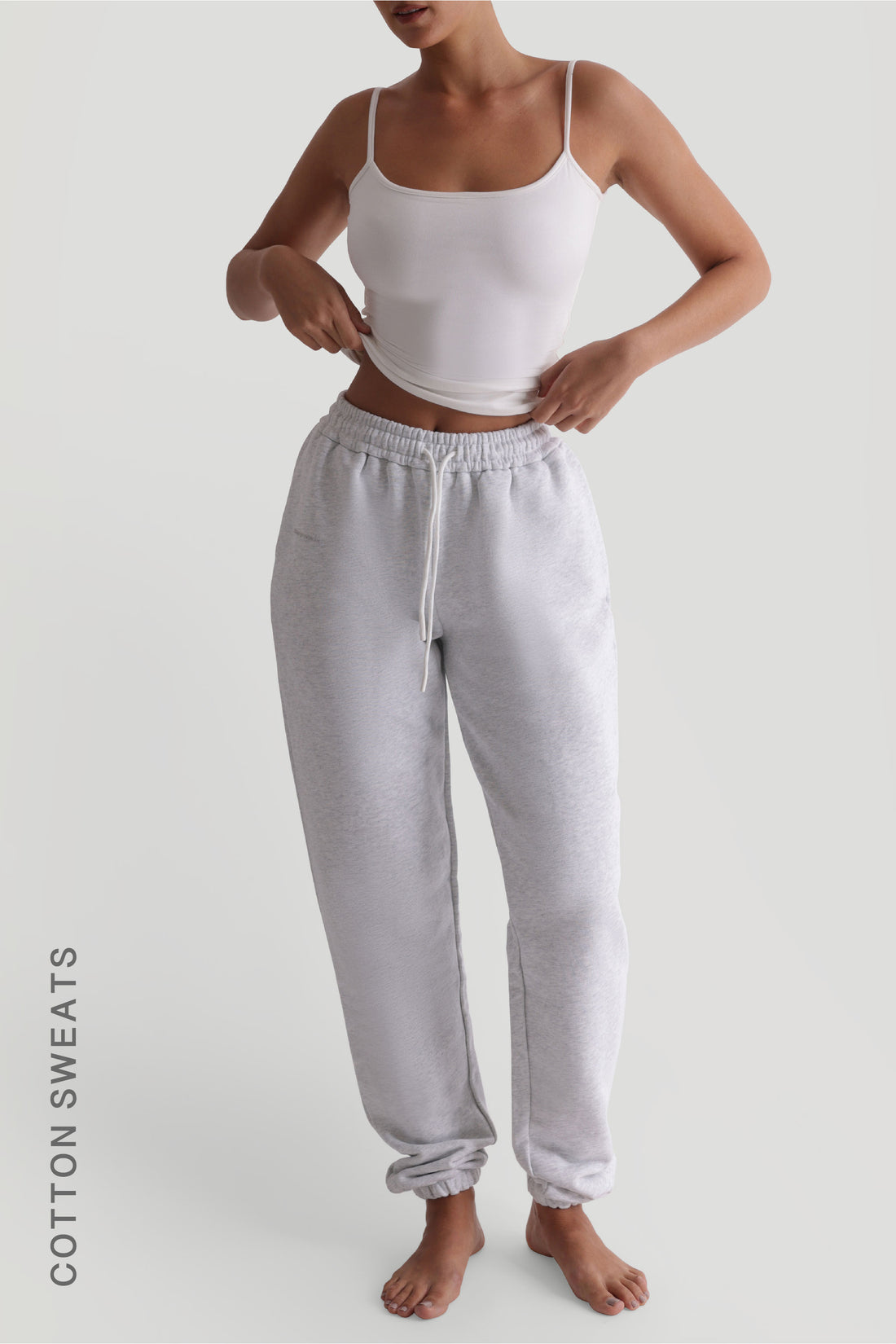 Jogger Fit Sweatpants - Light Heather Gray