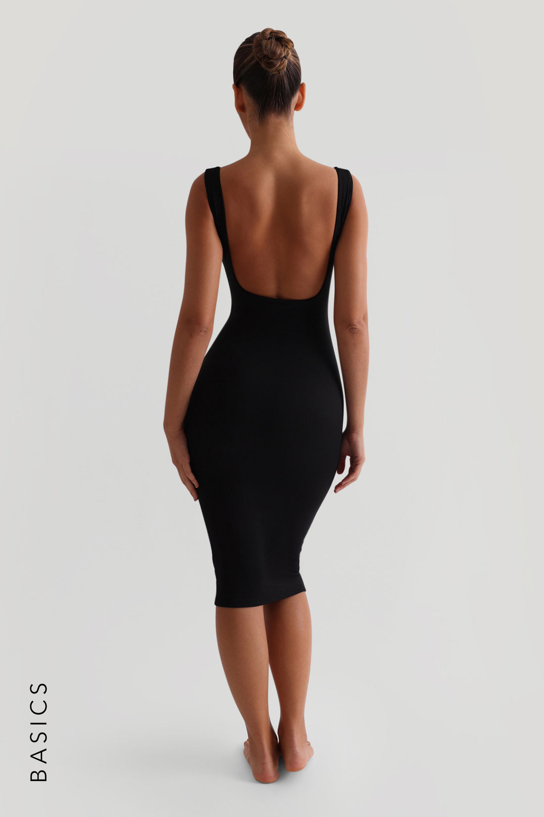Low Back Midi Dress - Black – My Outfit Online