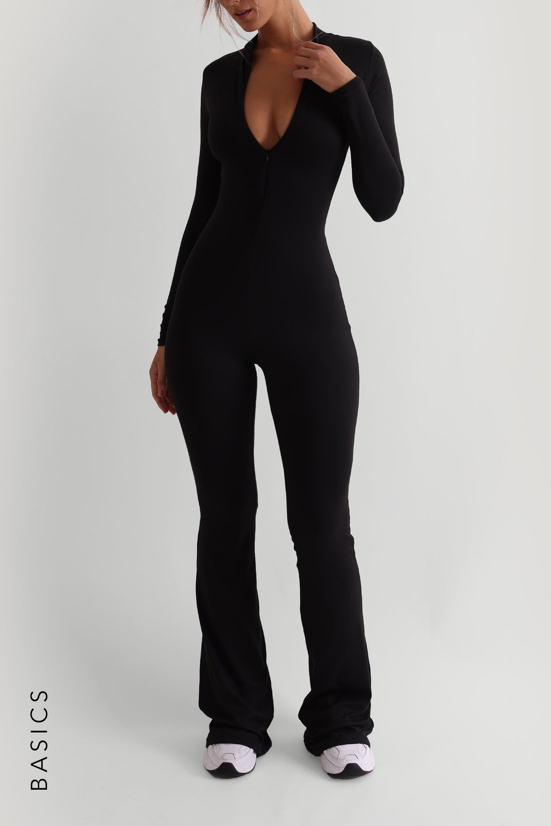 New Standard Flared Jumpsuit - Black