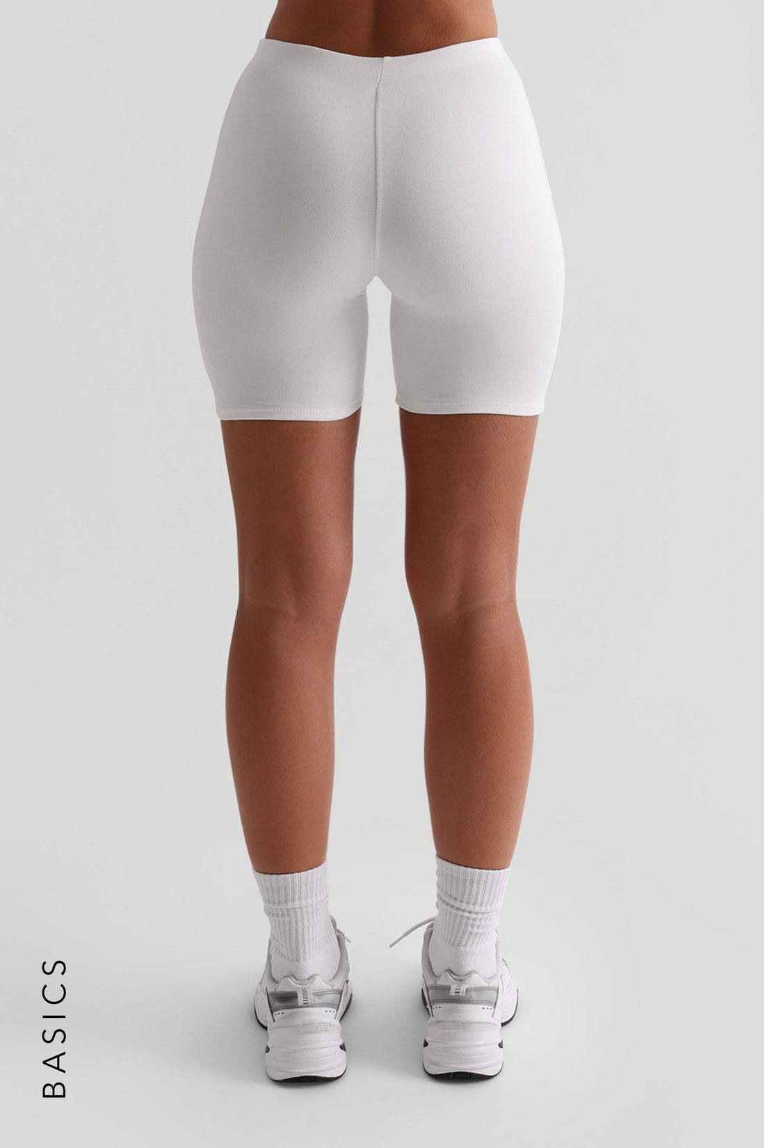 Pro-Technical Biker Shorts 6" - White