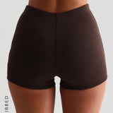 Form-Ribbed 3" Shorts - Terra