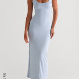 The Drop-Back Maxi Dress - Celeste