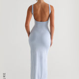 The Drop-Back Maxi Dress - Celeste