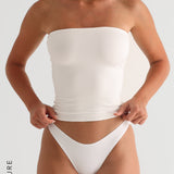 Classic Full-Length Tube Top - White