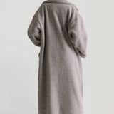 Sherpa Oversized Trench Coat - Moon