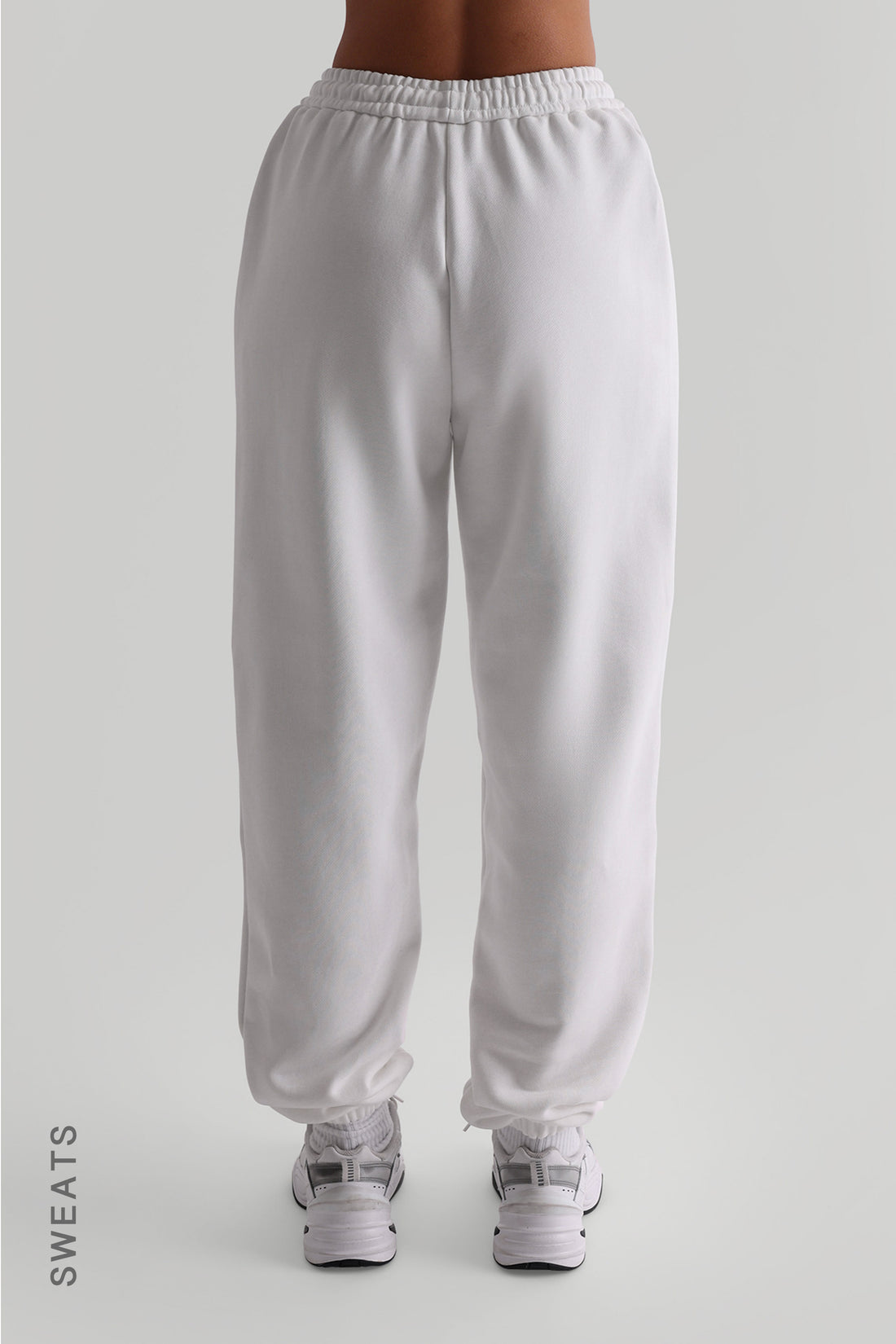 Jogger Fit Sweatpants - White