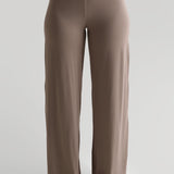 Pro-Technical Wide Leg Pants - Truffle
