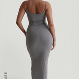 Prime Cami Maxi Dress - Stone Gray