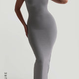 Prime Cami Maxi Dress - Stone Gray