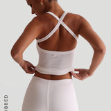Form-Ribbed 3" Shorts - White