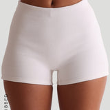 Form-Ribbed 3" Shorts - White