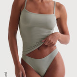 Slip-On Micro-Ribbed Cami - Sage