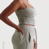 Relaxed Cotton Shorts 2 1/2" - Sage