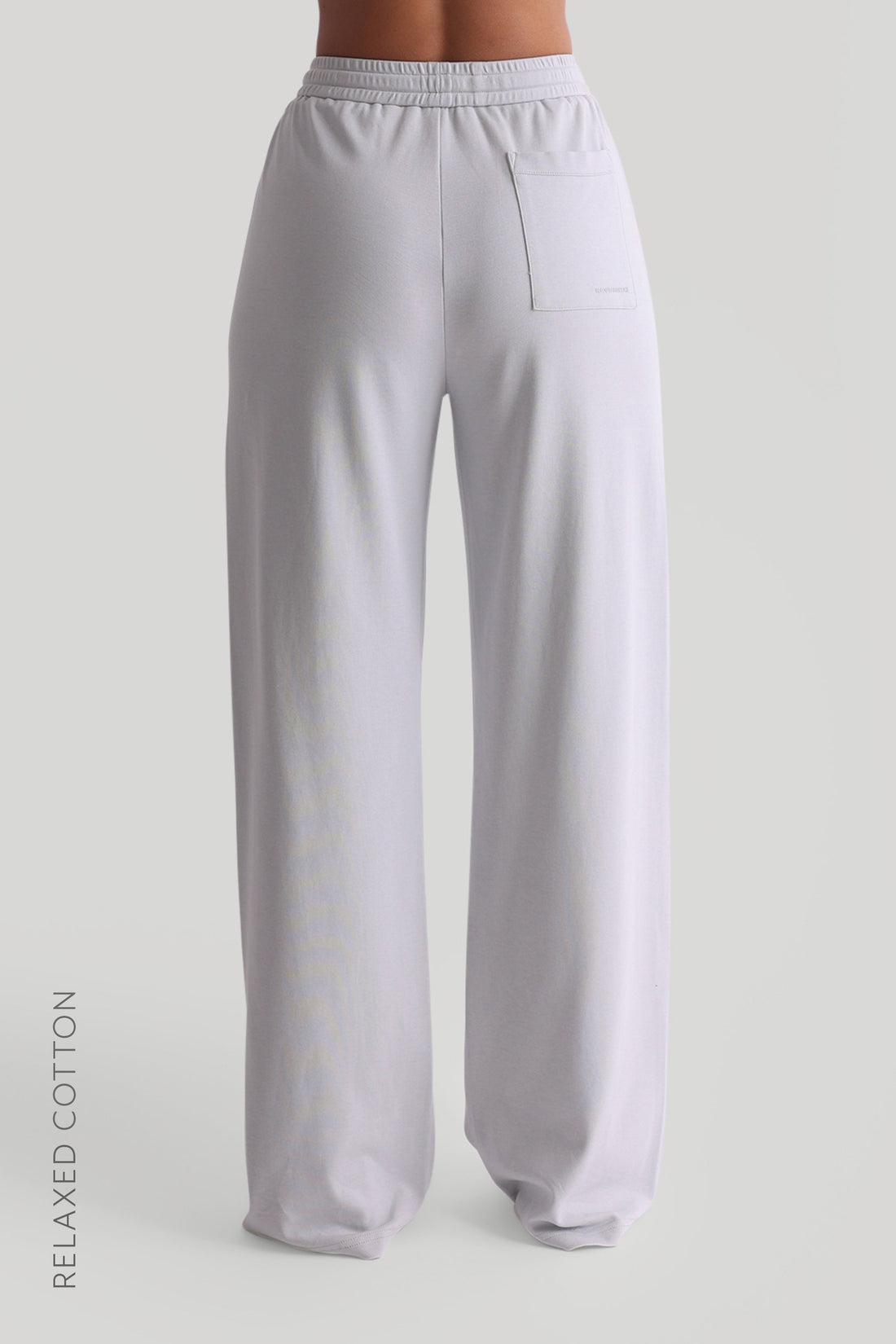 Relaxed Cotton Pants - Sky
