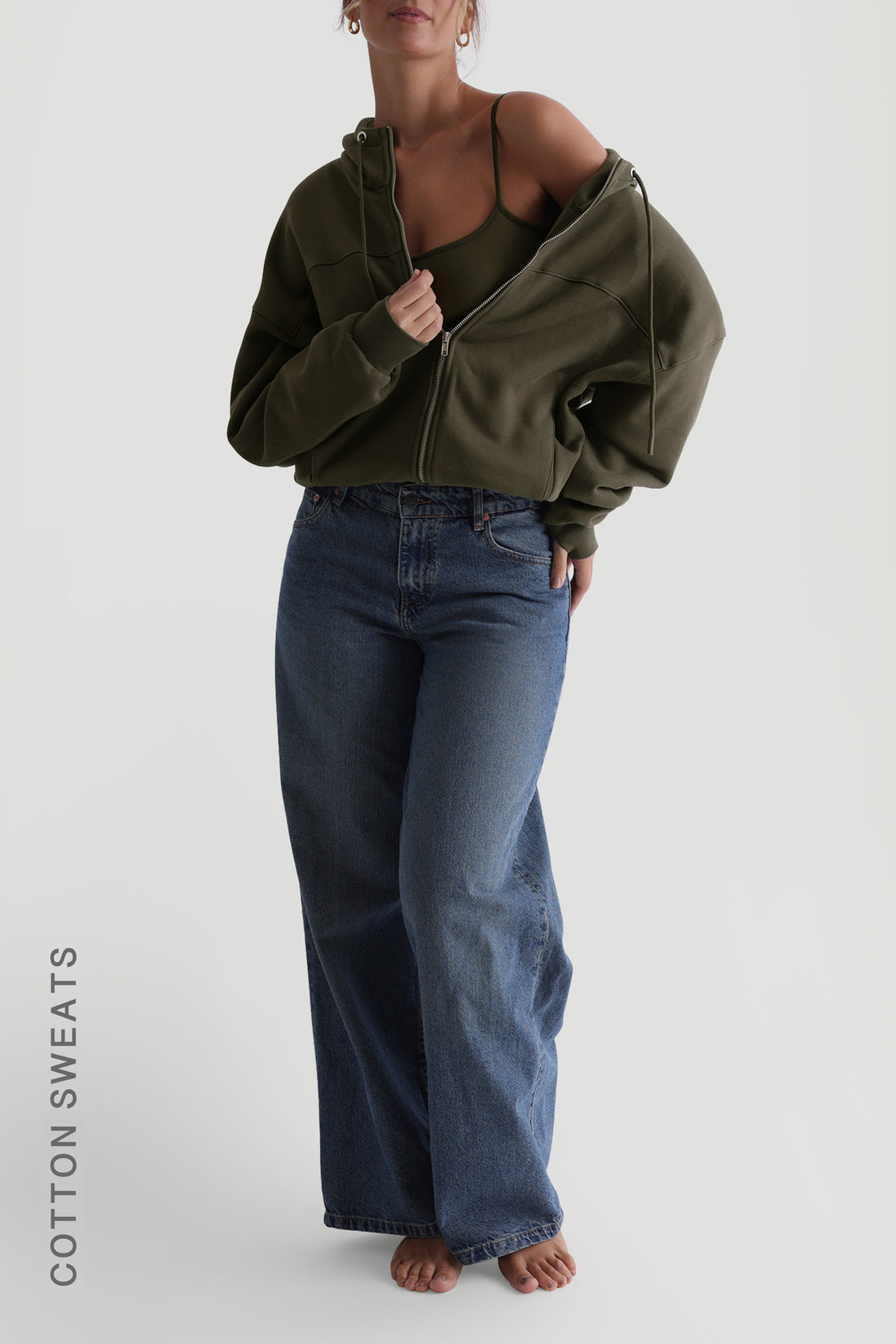 La veste bomber structurée - Vert olive foncé