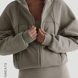 The Structured Bomber Jacket - Quiet Sage