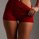 Classic Micro-Ribbed Boxer - Cranberry