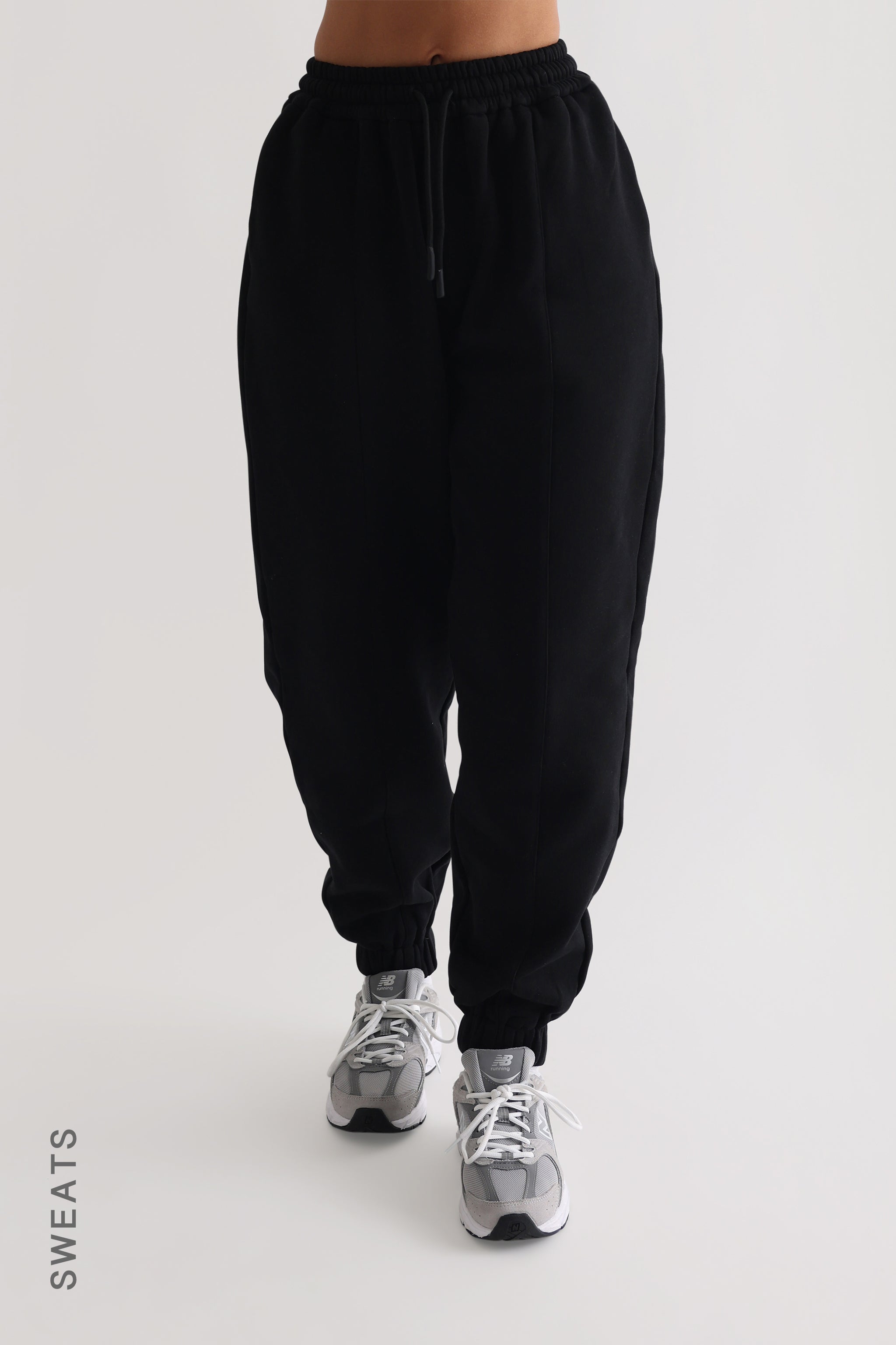 NWT VETEMENTS Black Washed Effect Sweatpants Size L $900