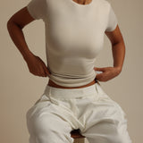 Mist Short Sleeve T-Shirt - Buttercream
