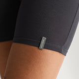 Fundamental Micro-Ribbed Romper - Charcoal