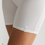 Fundamental Micro-Ribbed Romper - White