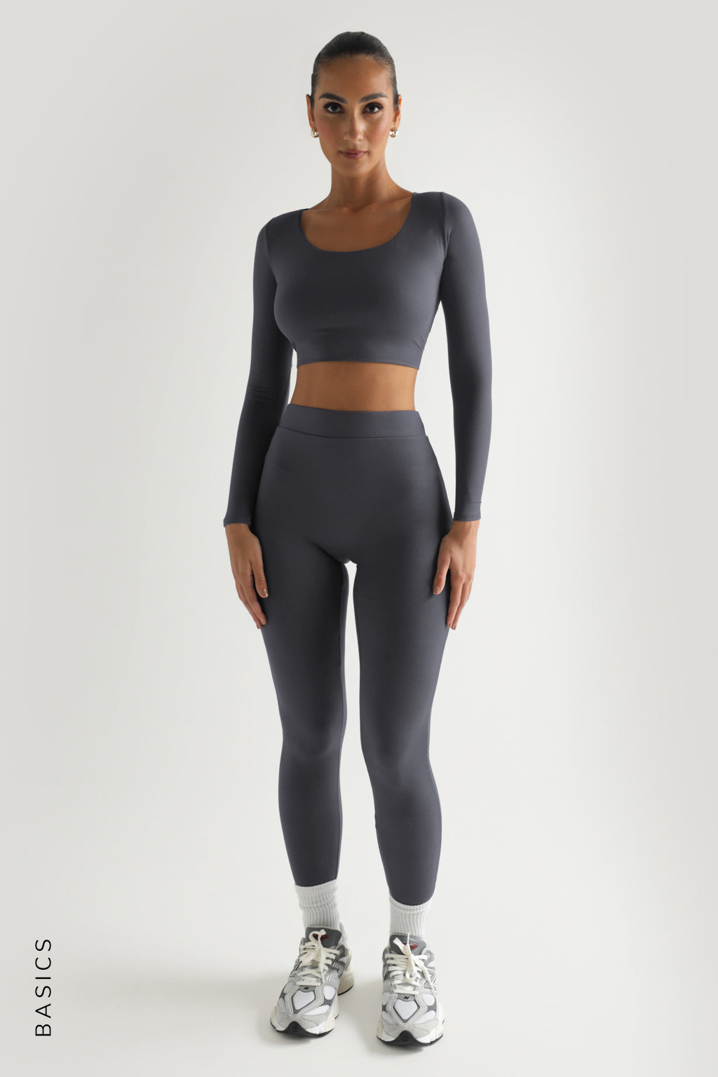 Just High Waisted Leggings - Charcoal