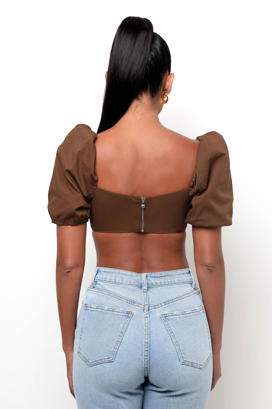 Close Together Top - Brown
