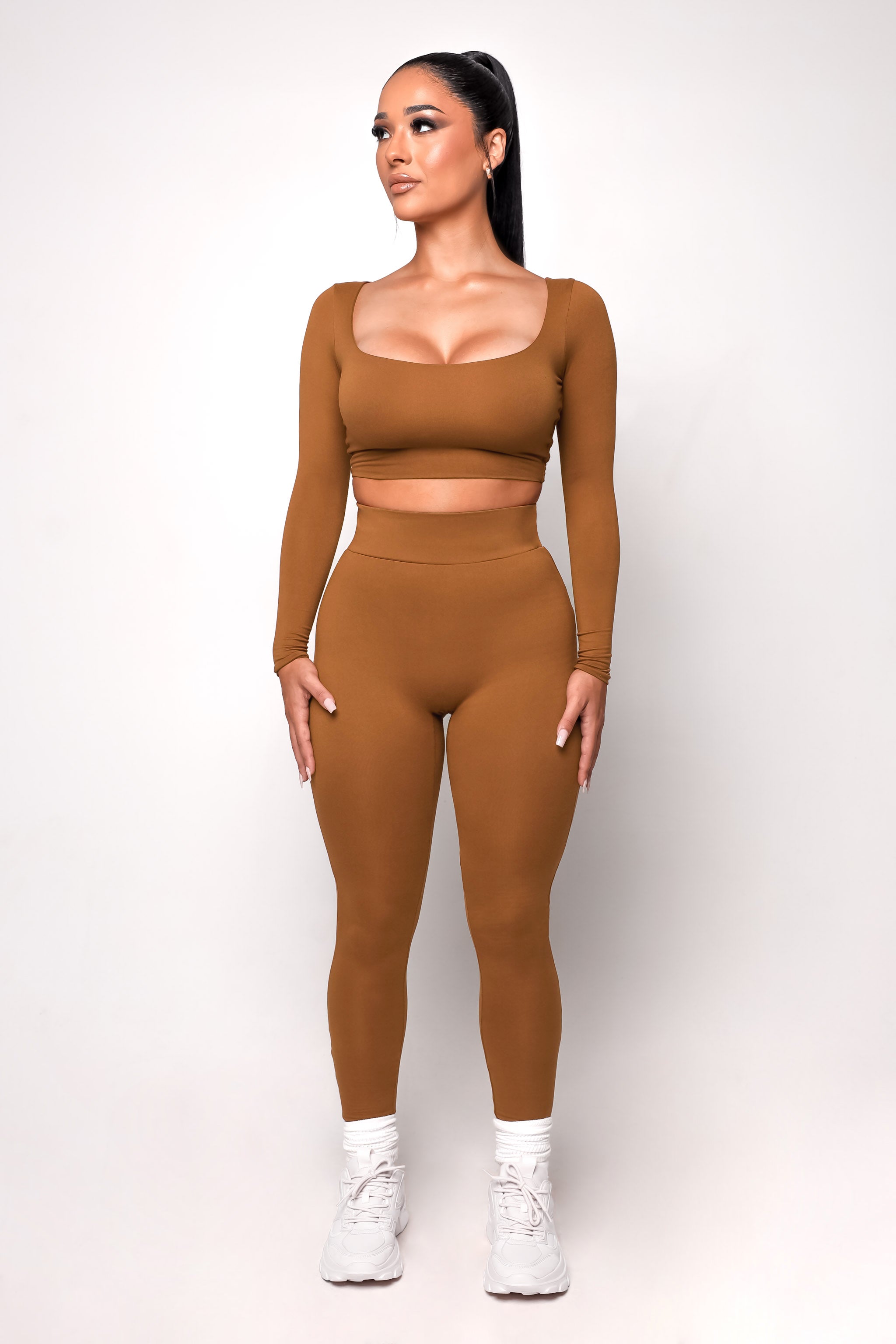 Ultra High Waisted Leggings - Rust – My Outfit Online